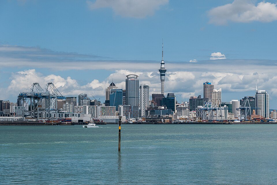 Auckland skyline viewed from Devonport