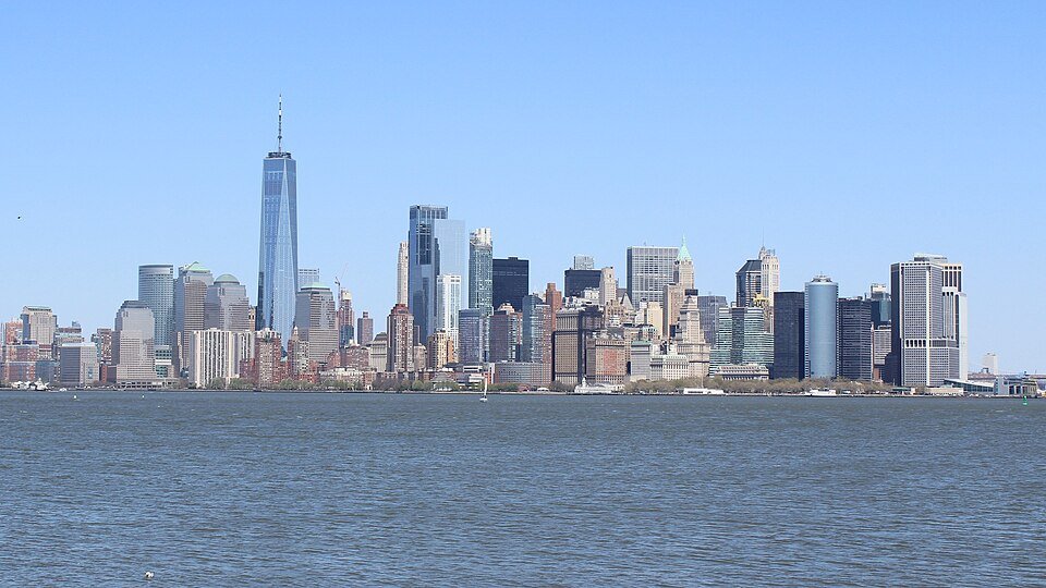 Lower Manhattan skyline in New York